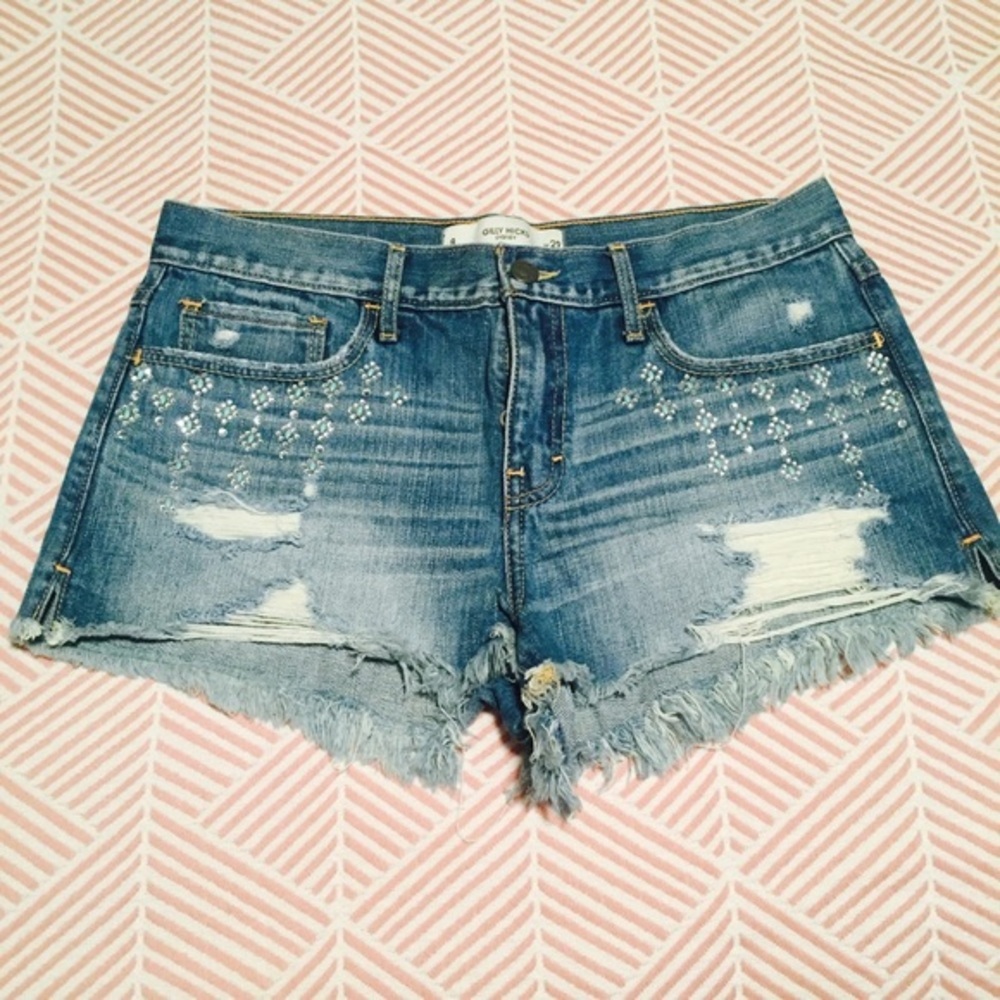 Gilly hicks jeans shorts